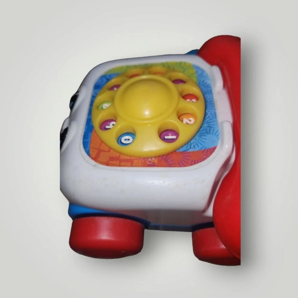 2000 Fisher Price Pull Along Chatter Phone Classic Toddler Baby Toy  Mattel